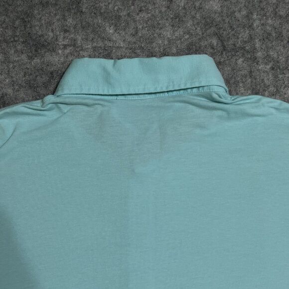 Greyson Golf Polo Shirt Men’s Large Blue Spirit Cattail Stretch - Picture 10 of 13